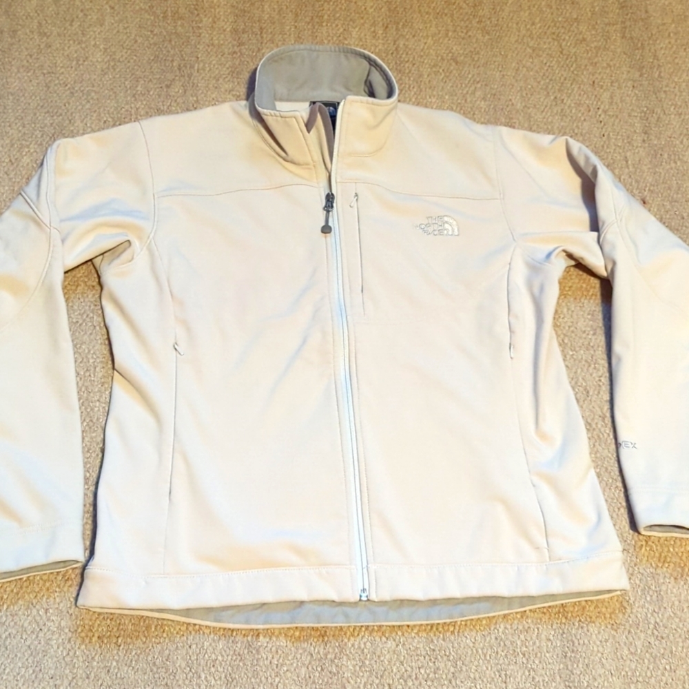Women's the north face apex bionic jacket size large tan/light bone